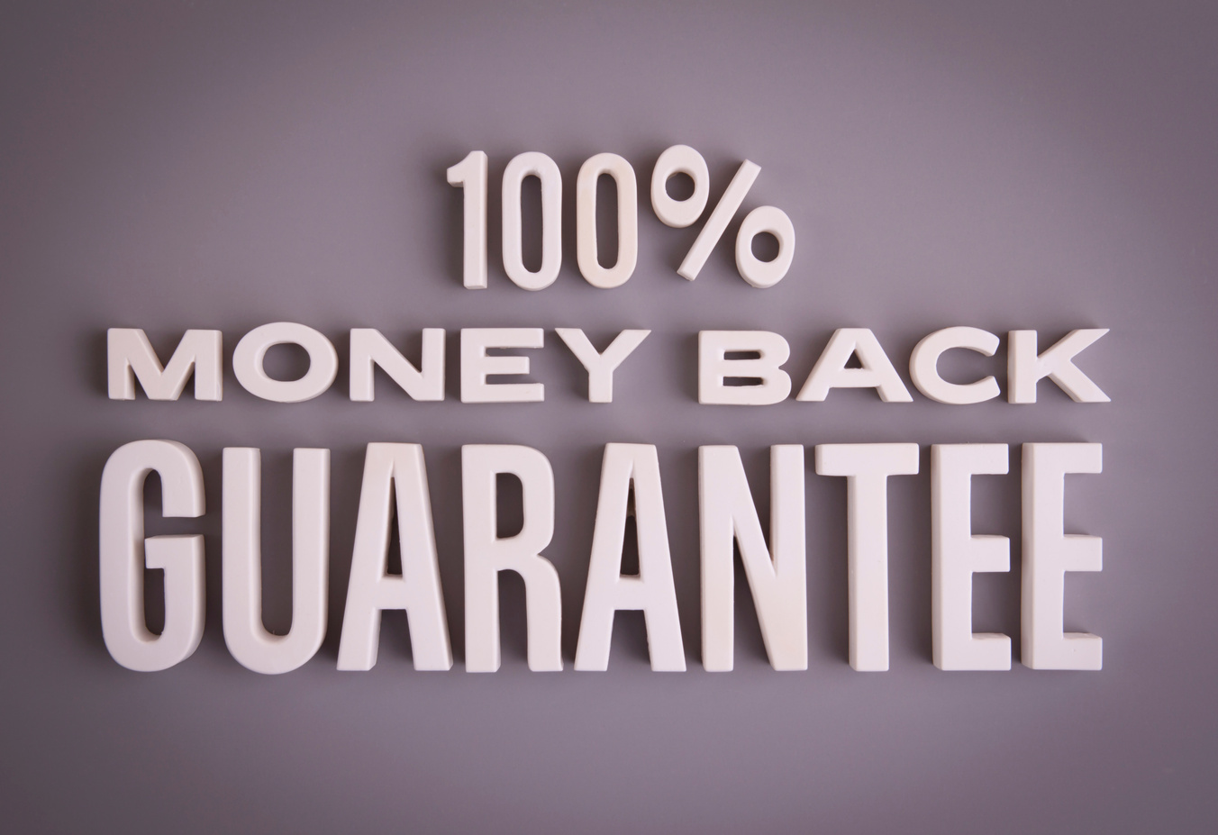 100% Money Back Guarantee